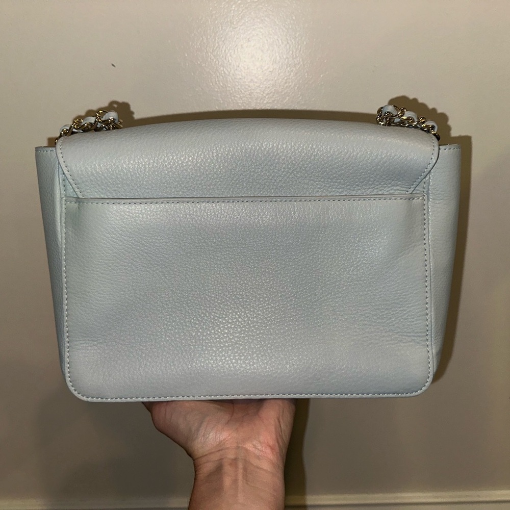 Tory Burch Blue Shoulder Bag with Chain Strap - Picture 3 of 6
